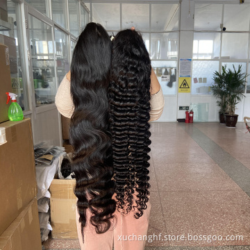 Thin Transparent HD Full Lace Human Hair Wig, Swiss Lace Glueless Brazilian Human Hair HD Full Lace Wigs With Baby Hair